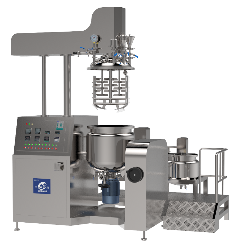 100L電加熱下均質(zhì)升降乳化機.591
